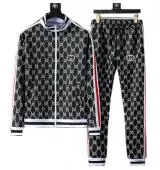 jogging gucci luxe pour homme gg jersey zip jacket with web printed noir